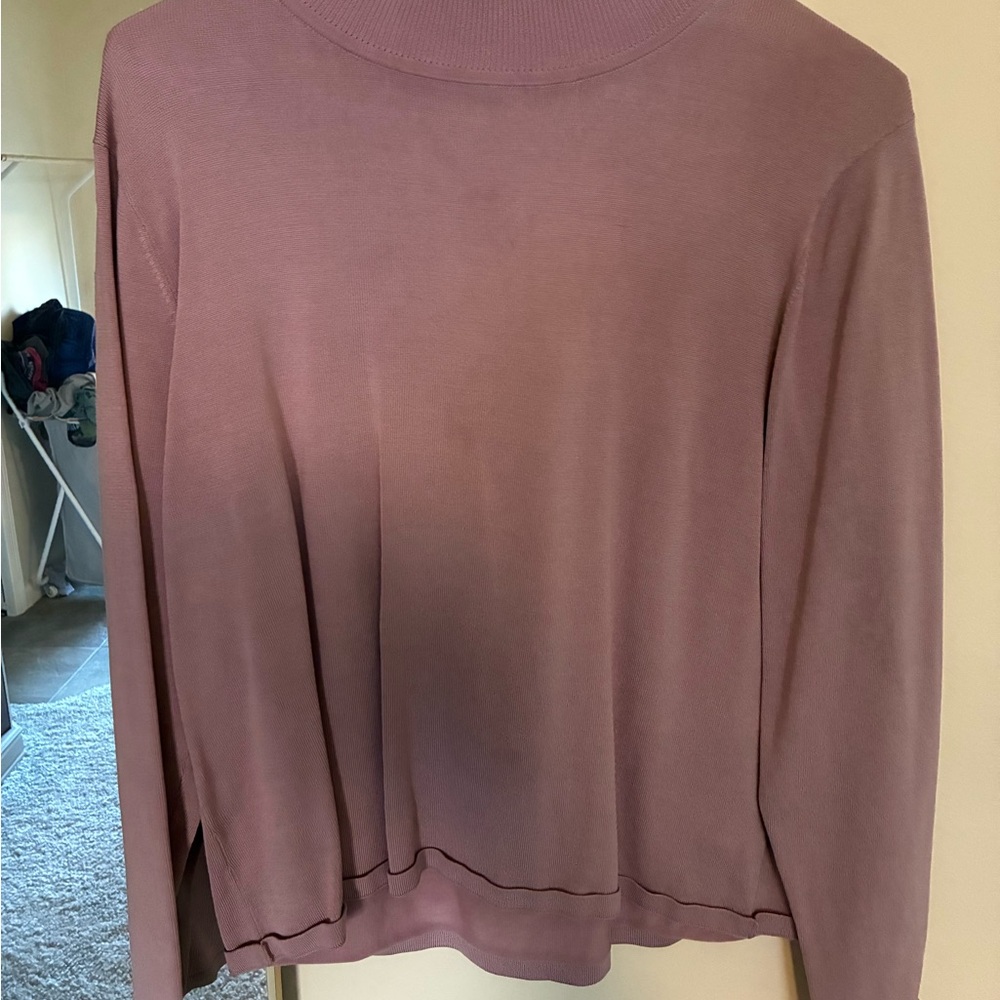 Pendleton Dusty Rose Ribbed Knit - Picture 3 of 3